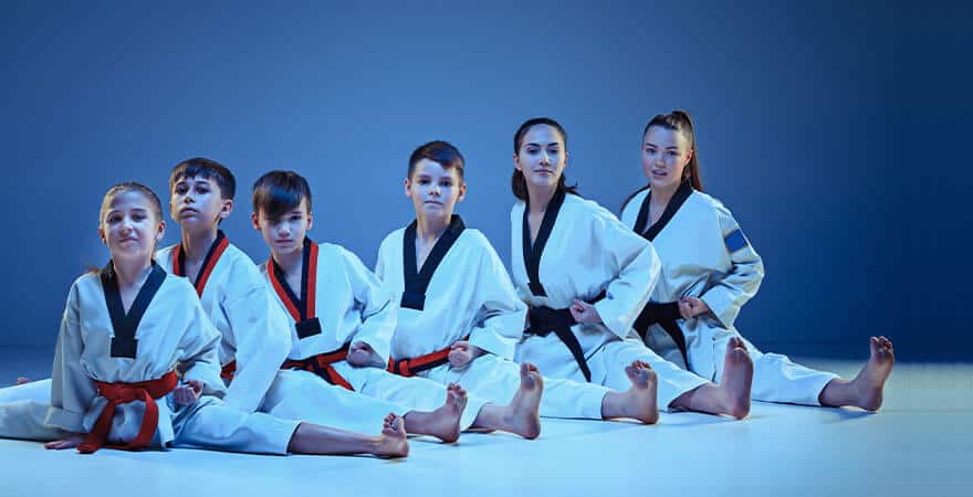 Martial Arts Lessons for Kids in Huntington Station NY - Kids Group Splits