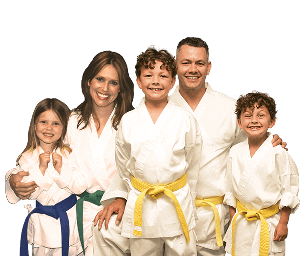 Martial Arts Lessons for Families in Huntington Station NY - Group Family for Martial Arts Footer Banner