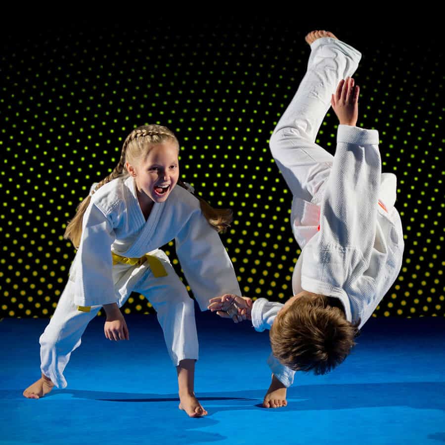 Martial Arts Lessons for Kids in Huntington Station NY - Judo Toss Kids Girl